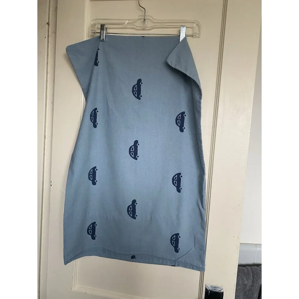 IKEA BARNDROM Novelty Volkswagen Pillowcase Standard 100% Cotton Blue Twin Child